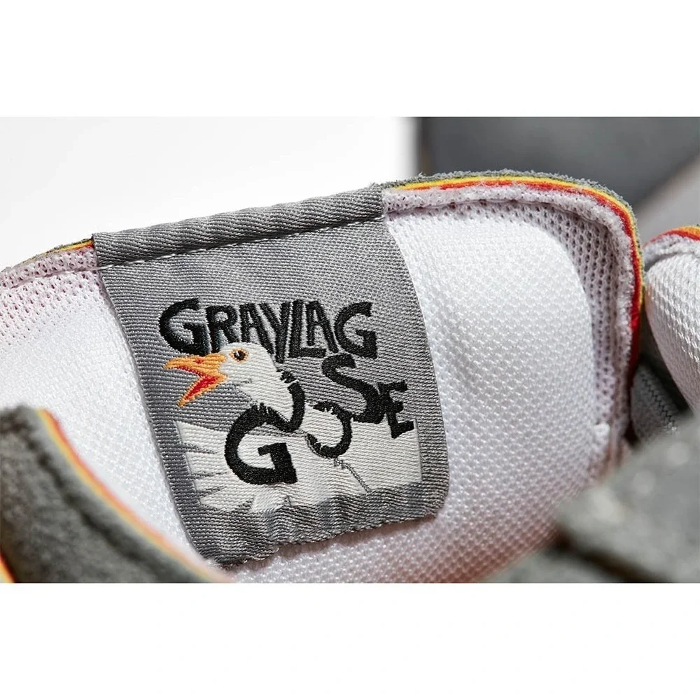 MSCHF Gobstomper‎ Graylag Goose Edition-Gray/Red/Orange/Yellow Men's size 12 NWB